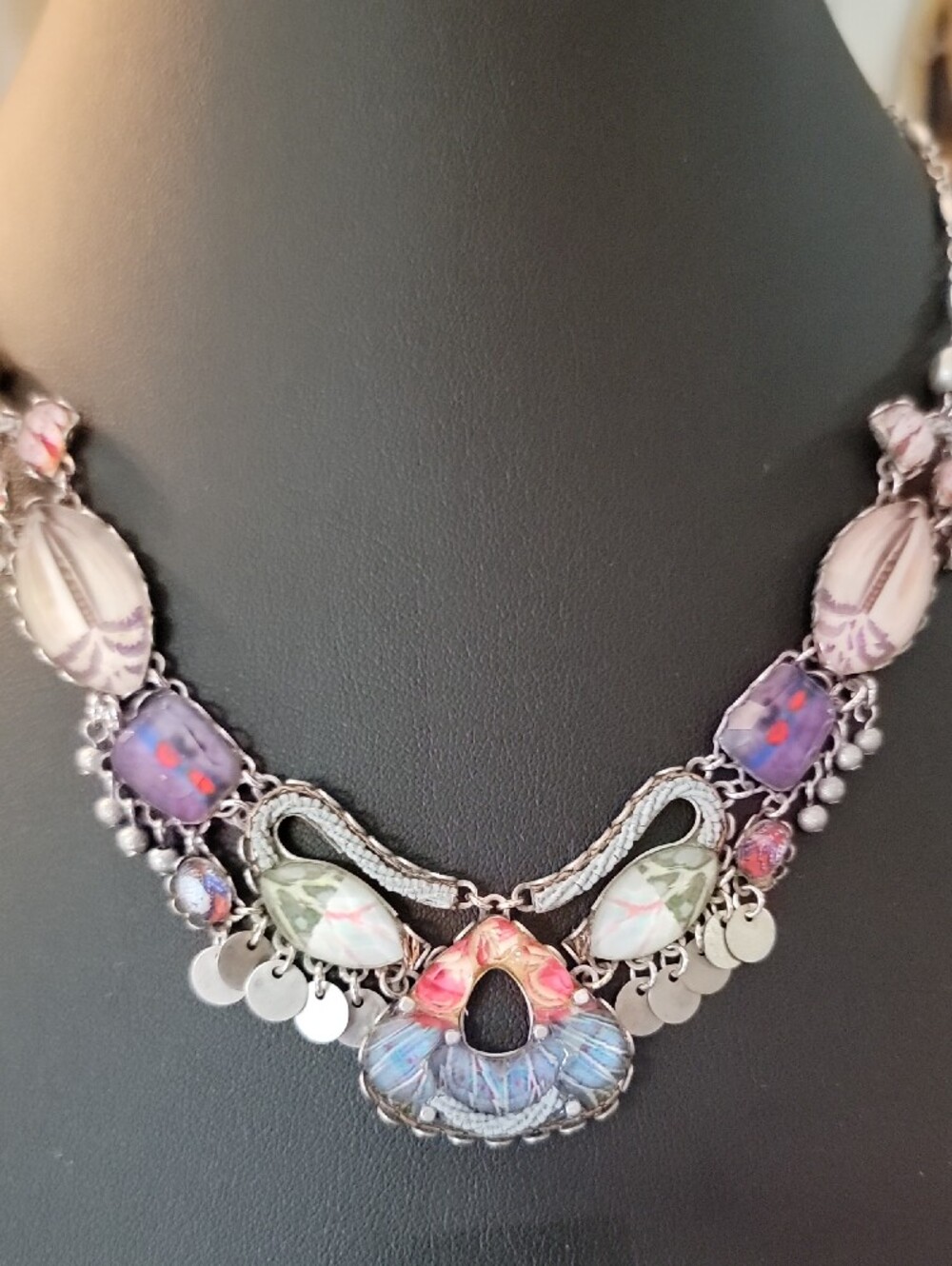 Ayala Bar Multicolor Necklace And Drop Earrings - Women Jewelry